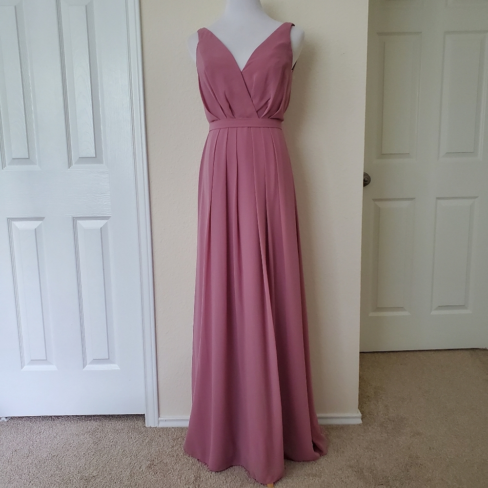 Monique Lhuillier Mauve Bridesmaid Dress sz.4